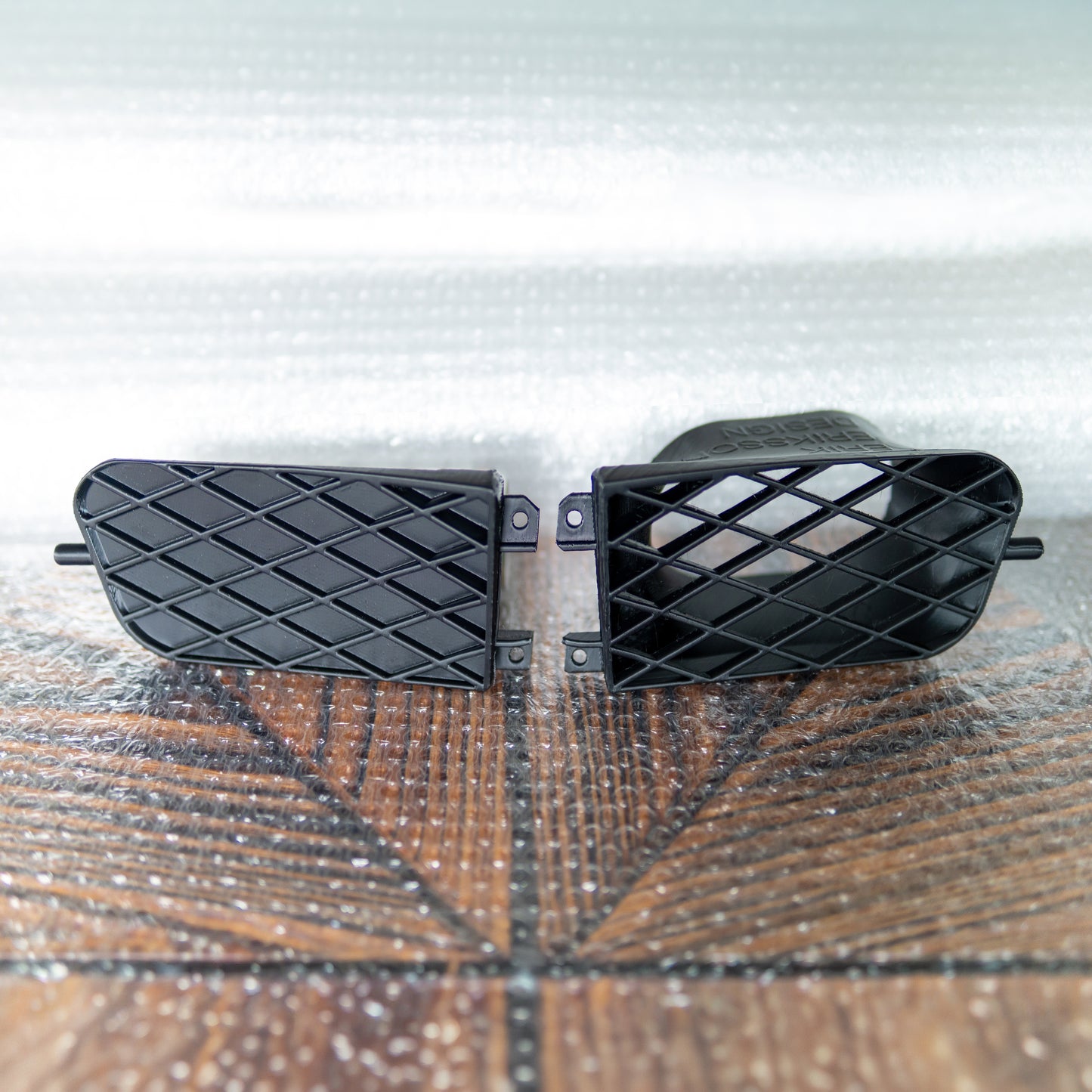 Z3 4" Diamond Mesh Ramair & Block off pair.