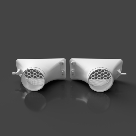E36 3" Meshed Vent Pair