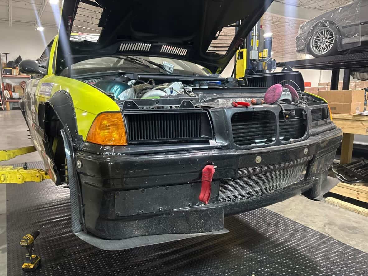 E36 Filtered Headlight Turbo Intake