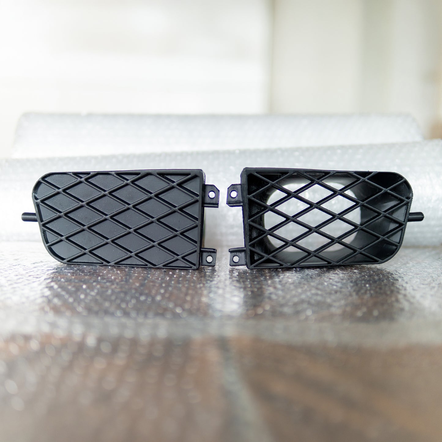 Z3 4" Diamond Mesh Ramair & Block off pair.