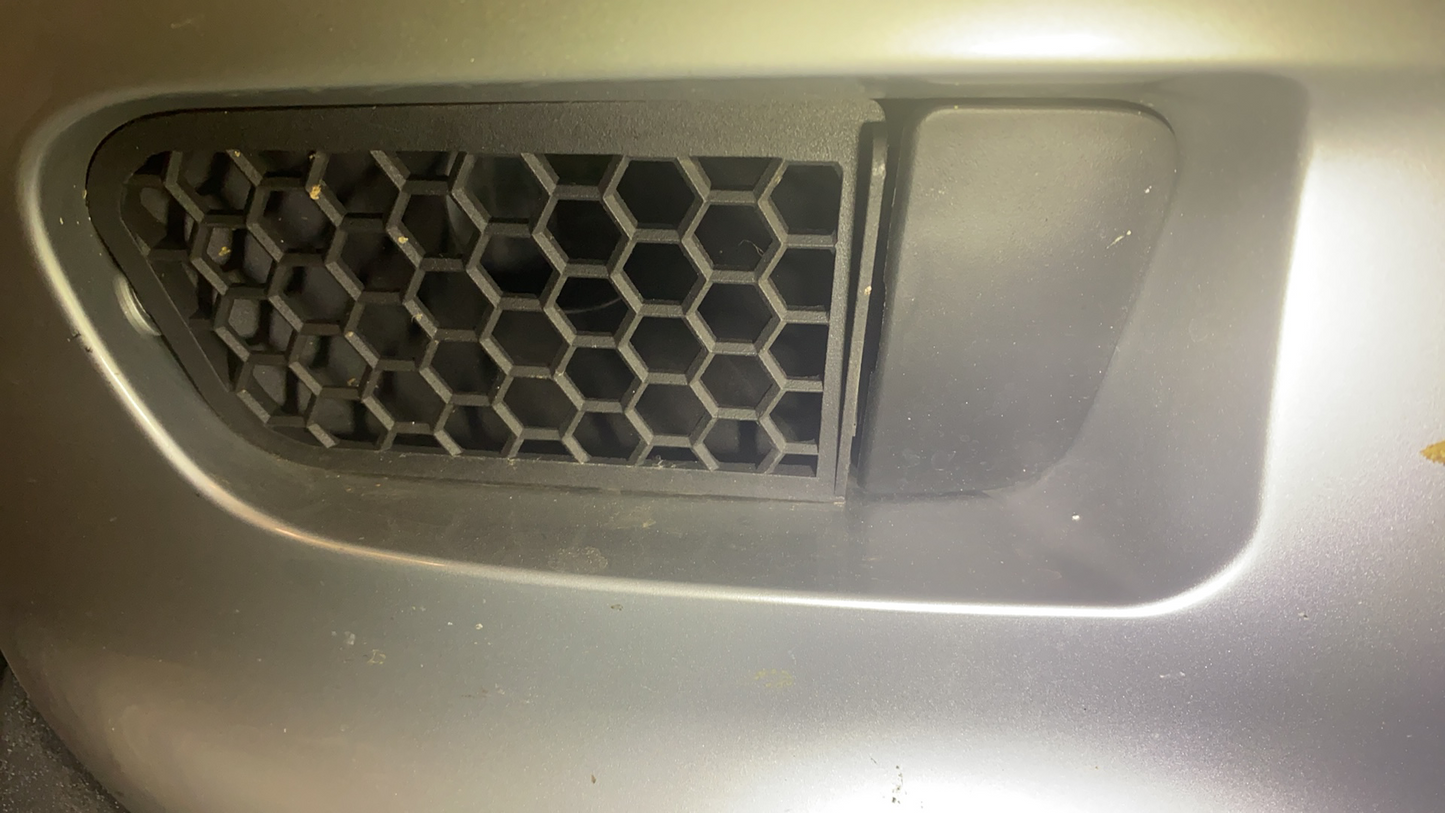 Z3 3" Wabengitter-Lufteinlass und Bremskühlungs-Lüftungsschlitze (Paar)